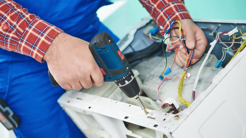 Bayrampaşa Samsung Samsung çamaşır makinesi kart tamiri – Su almama arızası orijinal parça ile giderildi. - Teknik servis örneği